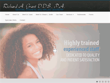 Tablet Screenshot of drrichardgrant.com